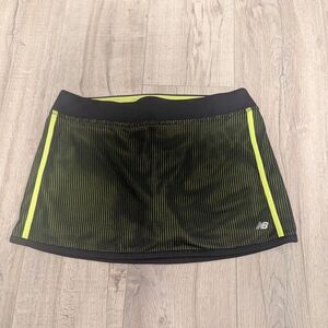 New Balance Tennis Skirt with Bright Yellow Highlights
